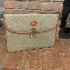 Dooney & Bourke Vintage Briefcase - Cream